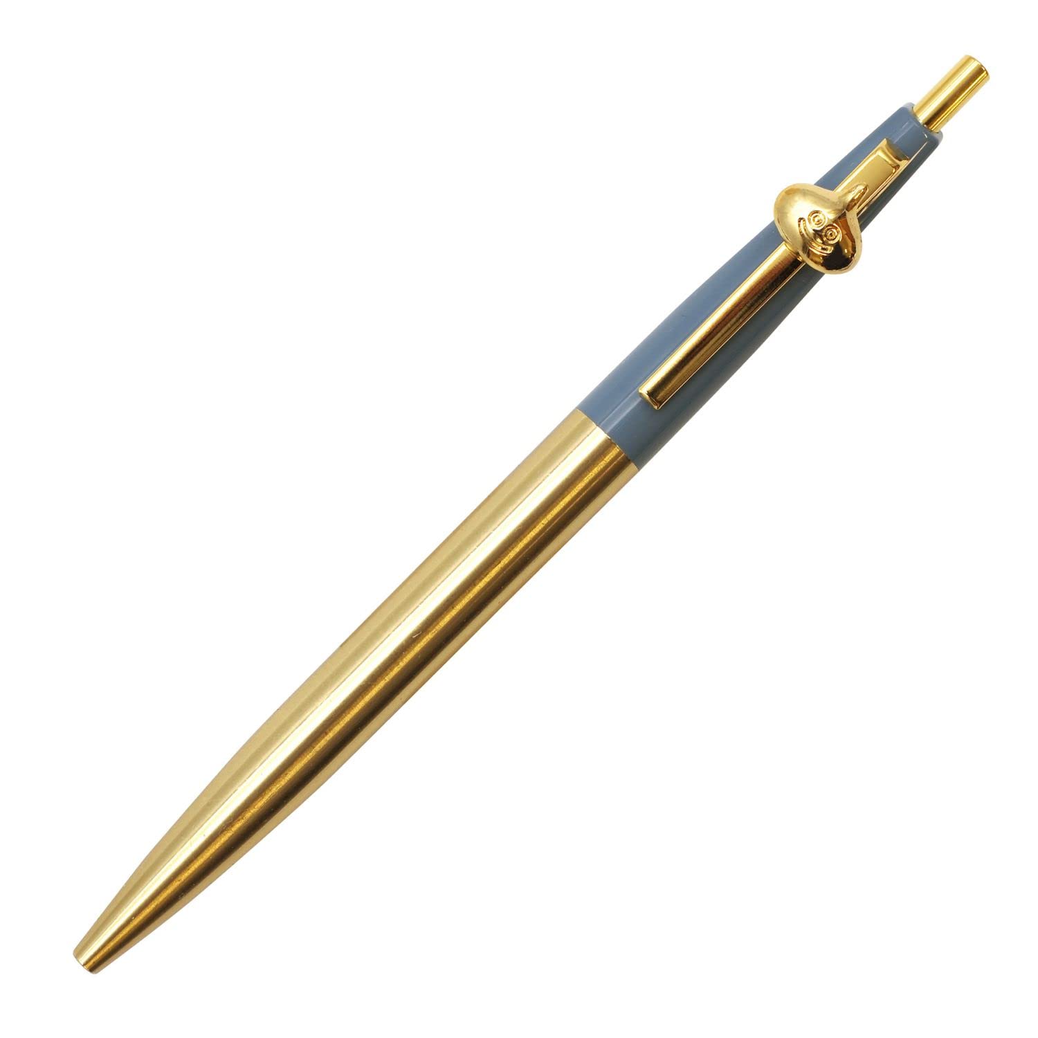 DRAGON QUEST STATIONERY BRASS BALLPOINT PEN Stylo A Bille (SLIME BLUE) Japan New