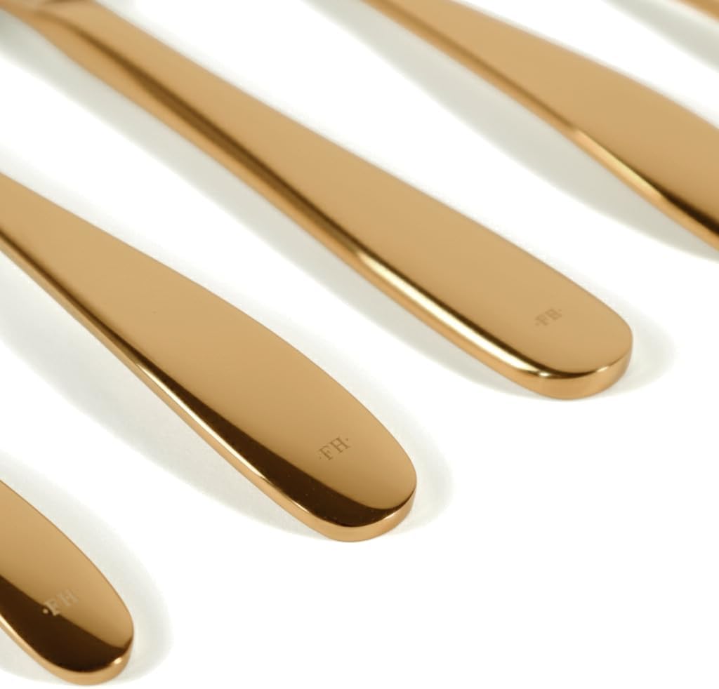 London Silverware Set, 30 Piece Forged Flatware Set Cutlery Set Premium Polished Stainless Steel, Service for 6, for Kitchen, Home, Wedding, Party, Dishwasher Safe - Image 3