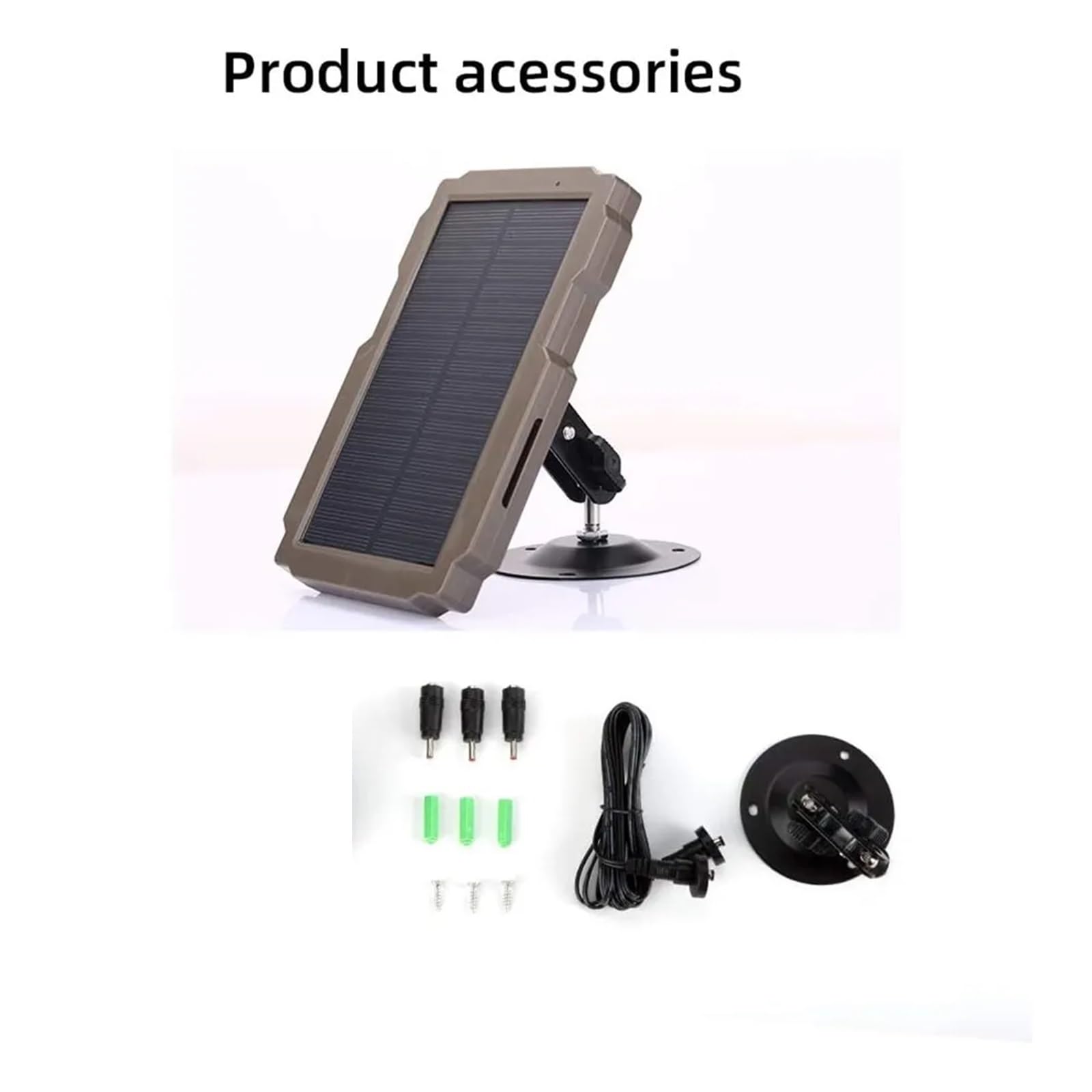 Kamera obserwacyjna, Polowanie kamera obserwacyjna zestaw paneli słonecznych 3000mAh 6V-12V akumulatorowa ładowarka słoneczna do aparatu myśliwskiego fotopułapka sprzęt
