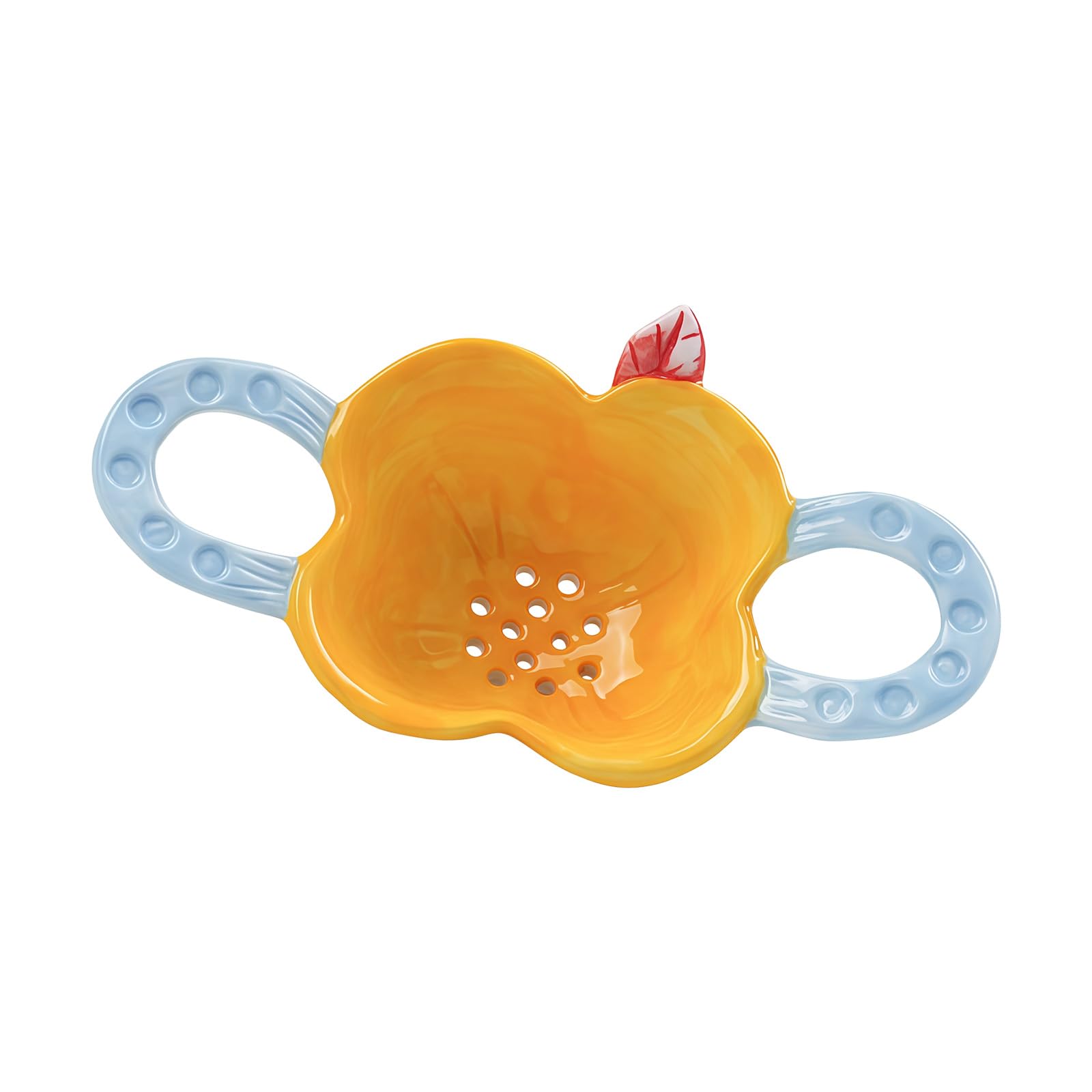 Elnwnnkc Stylish Ceramic Tea Strainer Designed As a Flower Artistic Tea Accessory for Effortless Brewing and Decorative Appeal Artistic Accessory
