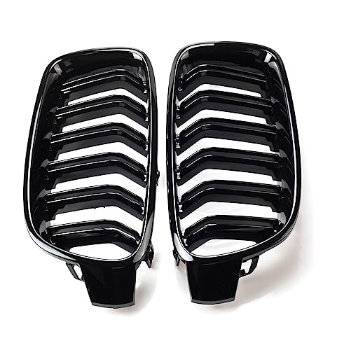 Calandre noire brillante pour remplacer une grille cassée ou ternie sur BMW Série 3 F30 F35