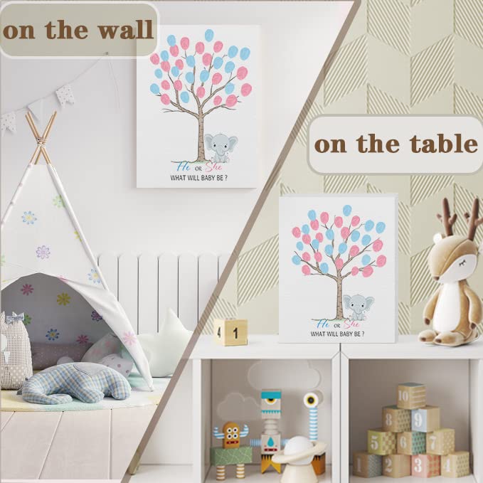 Elefant Babyparty Einladungskarten – 20 Stück Mit Umschlägen, 15,2x10,2 Cm, Einseitig Bedruckt (für Jungen & Mädchen)