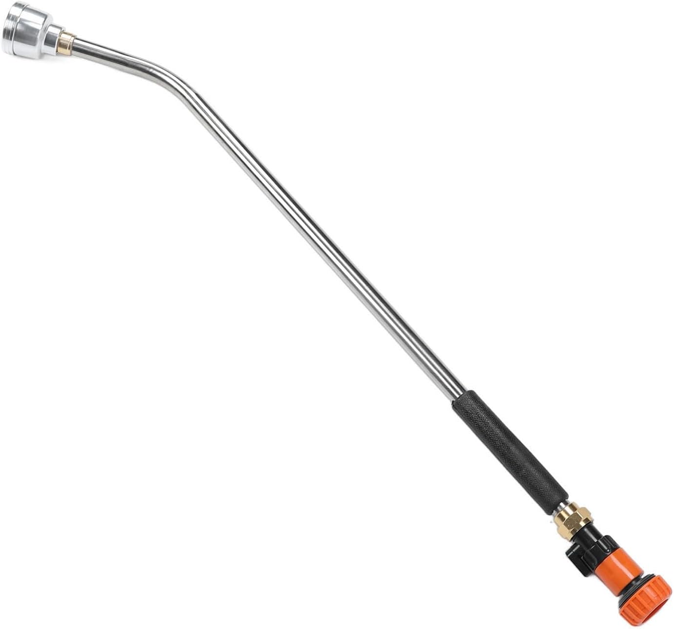 Watering Wand Effortless Switch Sturdy Sprayer for Garden Hose Long Nozzle with Excellent Sealing for Plants and Lawn Stainless Steel, Aluminum (90CM)