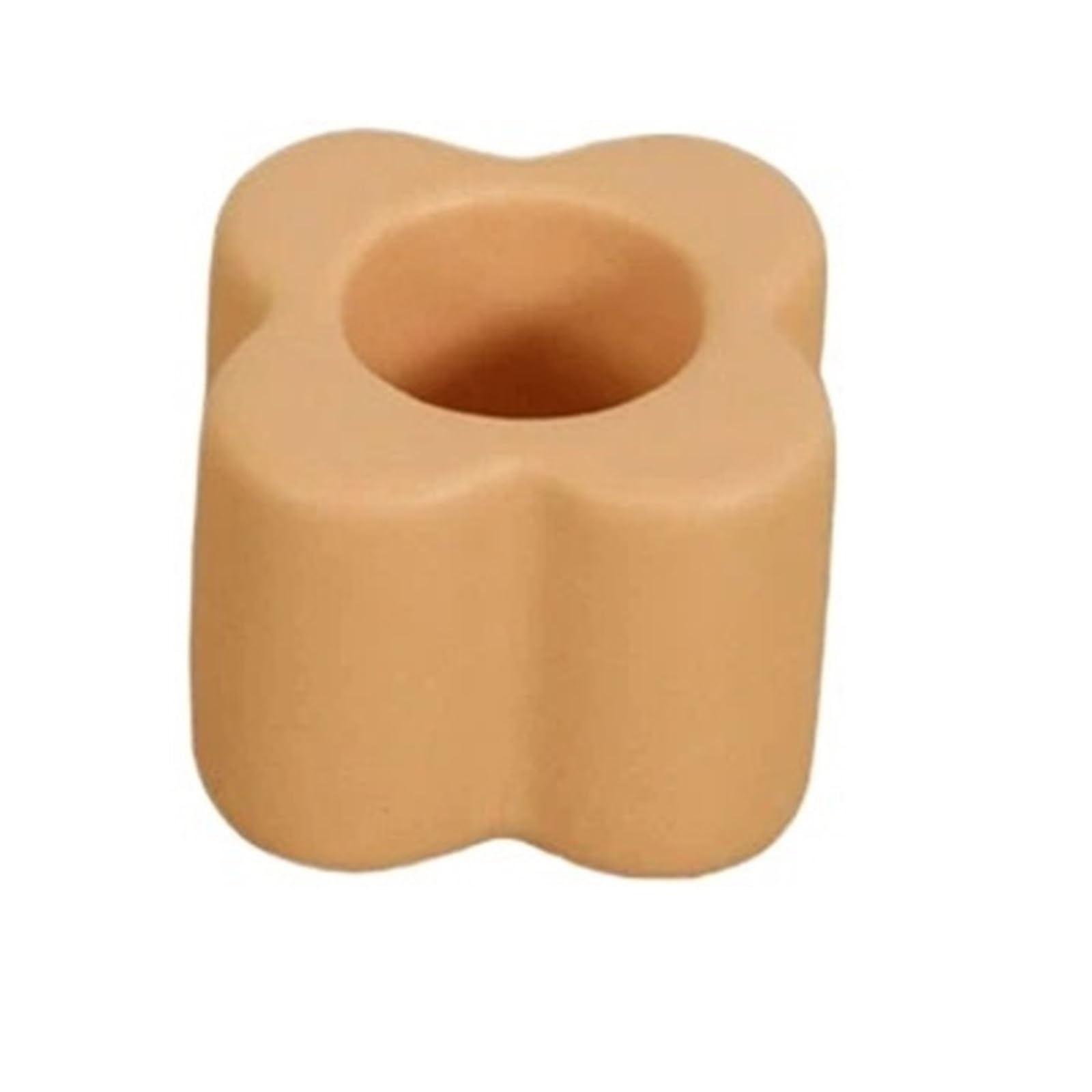 8Pcs Ceramic Cream Flower Candlestick Holder Home Decoration Handicraft Ornaments Restaurant Tabletop Candler For Wedding For Home Décor, Living Room(Orange)