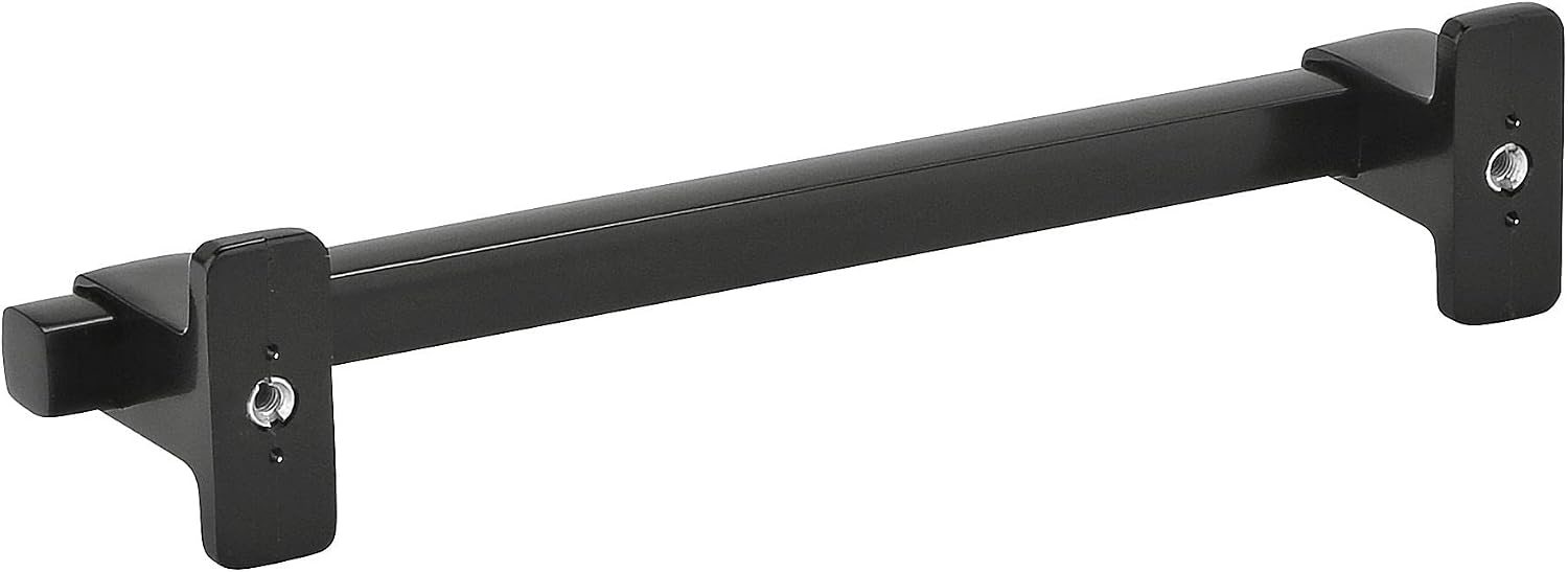 Amerock | Cabinet Pull | Matte Black | 6-5/16 inch (160 mm) Center-to-Center | Rockwell | 1 Pack | Drawer Pull | Drawer Handle | Cabinet Hardware