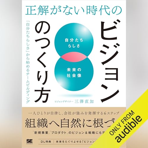 『正解がない時代のビジョンのつくり方 「自分たちらしさ」から始めるチームビルディング』のカバーアート