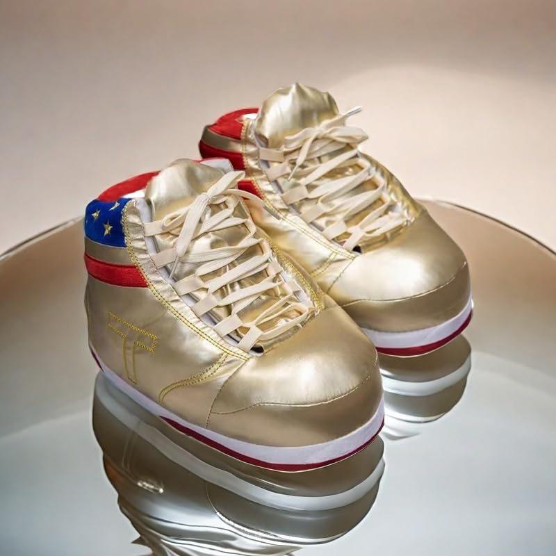 High Top Plush Sneaker Slippers, Anti-Slip Fluffy Soft House Shoes Trendy Unisex Comfortable Home Slides Indoor Outdoor Furry Slippers for Men and Women One Size Fits Most2