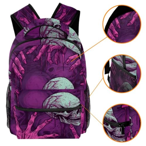 Mochila escolar de cactus impermeable 29.4x20x40cm 3