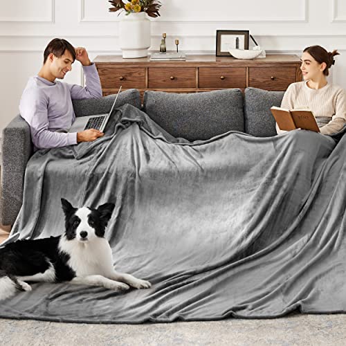 Bedsure Oversized King Fleece Blanket 120"X120" - Soft Cozy Extra Large Throw Blankets For Bed, Sofa, Couch, Travel, Camping，California King Warm Blanket In Winter 10X10 #TOP1