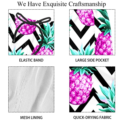 Maillots de bain pour hommes HadHfun vêtement été et short de plage ananas - 4
