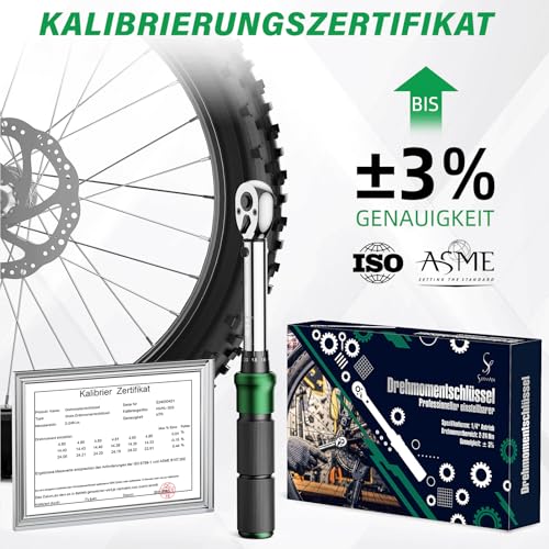 Image of ss shovan Torque Wrench 72 Teeth Ratchet Torque Wrench Set Torque Spanner (4-25 Nm, 1 /4 inch)