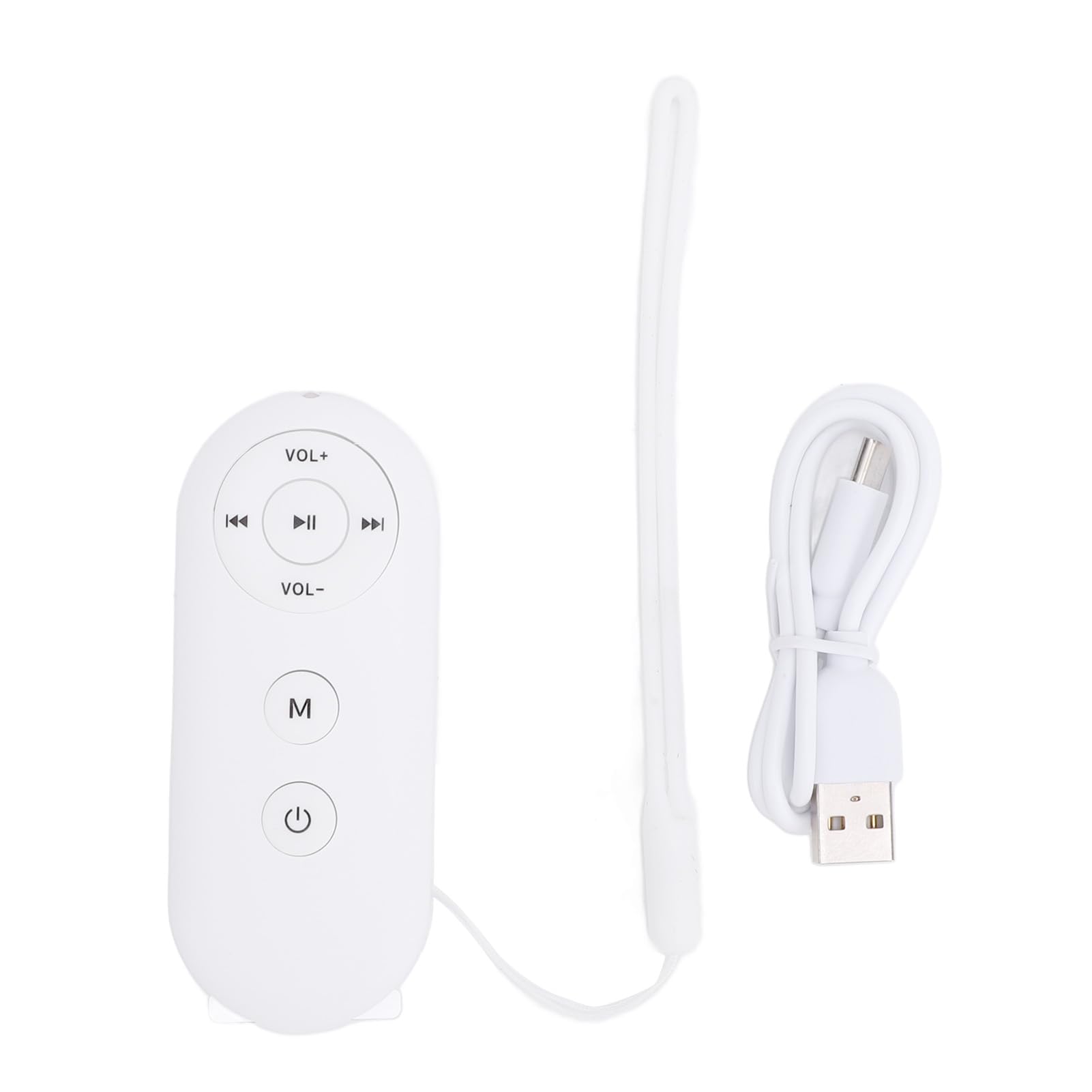 KUIDAMOS Lettore CD Portatile Bluetooth con Telecomando per la Riproduzione Domestica di più Dischi Design Elegante Batteria da 2000 MAh (Bianco)