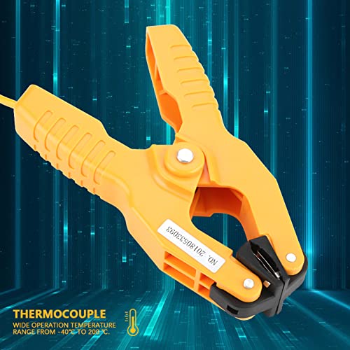 HT-05 Type K Pipe Clamp, Pipe Clamp Temperature Flat for K Type Probe Thermocouple Sensor in Temperature Range from -40~200℃ - Image 4