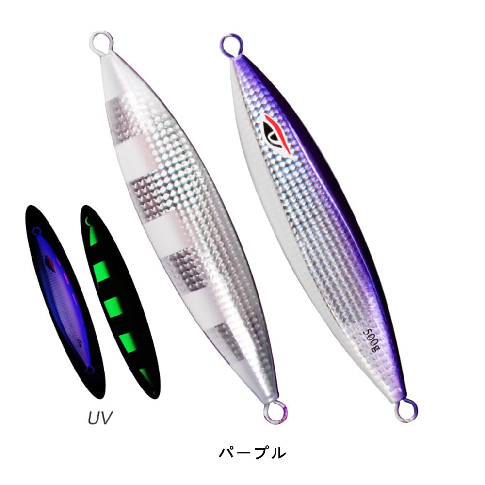Amazon.co.jp: ジグルアー 300g 400g 500g 急速沈下 船釣り UV/夜光