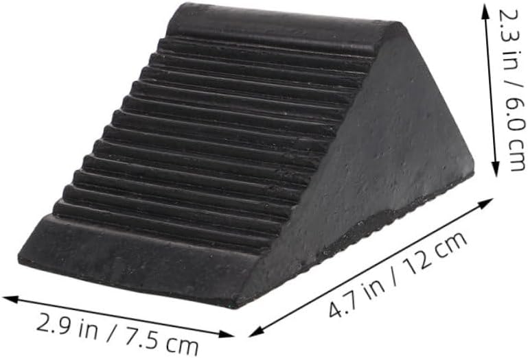 SHERCHPRY 3pcs Heavy Duty Anti-Slip Wheel Chocks for Car and Rv Stabilization Design for Tire Support Slopes Portable Wheel Pads