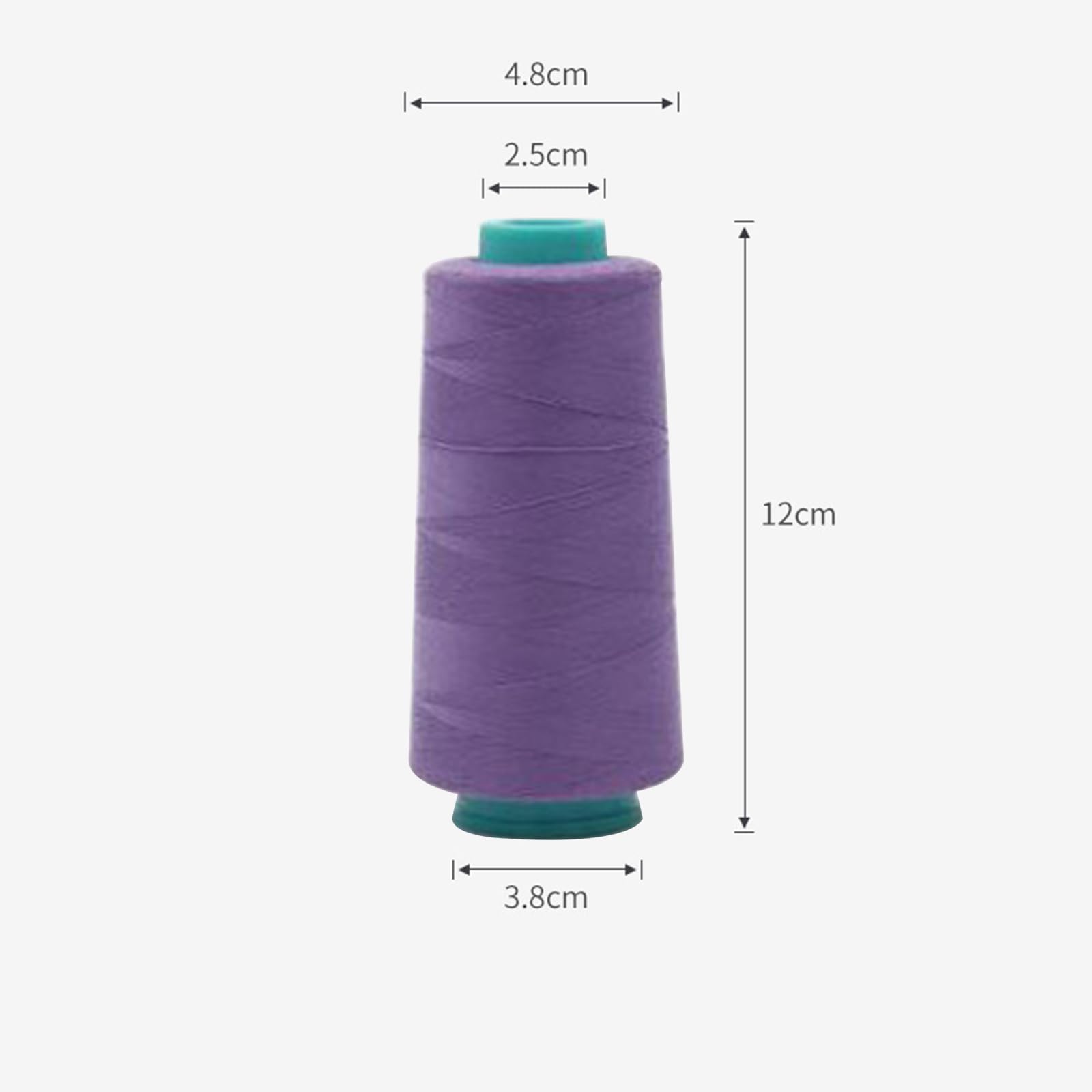 1 Spool Polyester Thread, Purple Polyester Sewing Thread for Hand and Machine Sewing 3000 Yards - Image 2