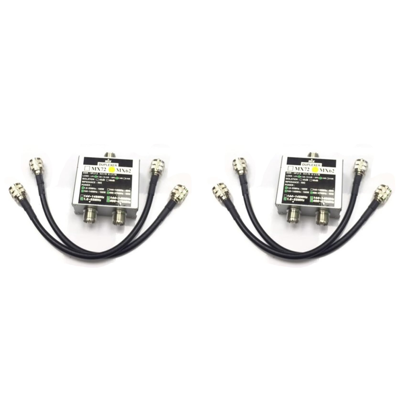 Ctrlzs 2X Mx62 Ham Antenna Combiner Different Frequency (Hf/Vhf/Uhf) Linear Combiner Transit Station Duplexer