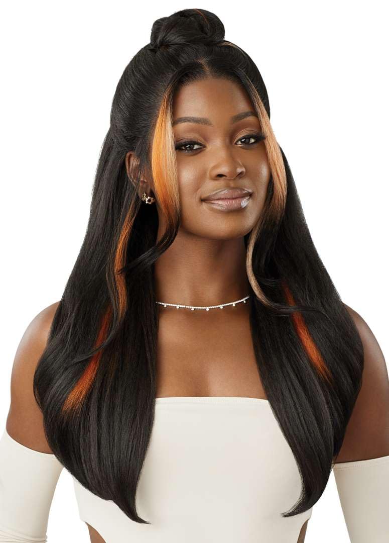 Outre Lace Front Wig - Perfect Hair Line 13X6 - Jaylin (OFF BLACK 1B)