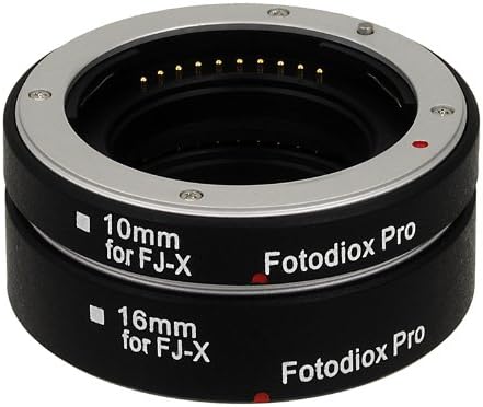 Fotodiox Pro Automatic Macro Extension Tube Set Compatible with Fuji X-Mount Cameras