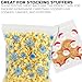 Set of 90 Assorted Christmas Holiday Treat Bags with Zip Lock! 3 Assorted Styles!90 Count (Pack of 1)