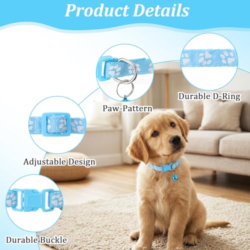 Pack 12 Collares Pequeños para Cachorros Ajustables 18-30cm miniatura 3