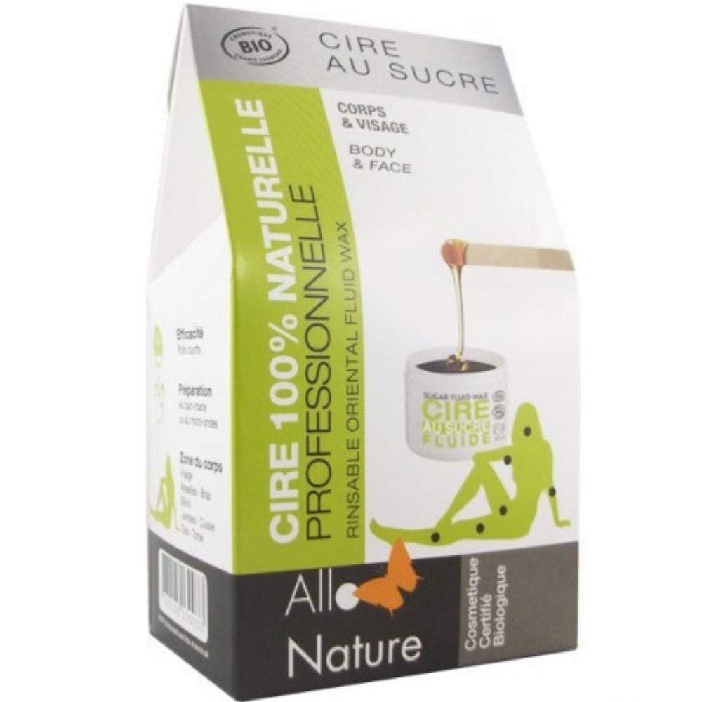 Allo'Nature : Cire au Sucre BIO, Bandes et Spatule