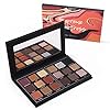 Prism Makeup Matte Eyeshadow Palette Pro 18 Colors Pigmented Shimmer Glitter Eye Shadow Palette, Long Lasting Waterproof Smokey Powder Cosmetics Halloween Makeup Kit (01# Seductress)