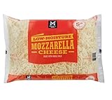 Shredded Mozzarella Cheese 5 lbs. | Low-Moisture Part-Skim | Perfect for Pizza, Pasta, Lasagna & Cooking | Melts Smoothly