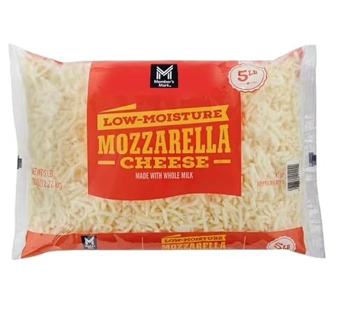 Shredded Mozzarella Cheese 5 lbs. | Low-Moisture Part-Skim | Perfect