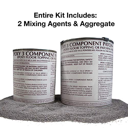 3 Part EPOXY Mortar Patching System Contains Resin, Hardener