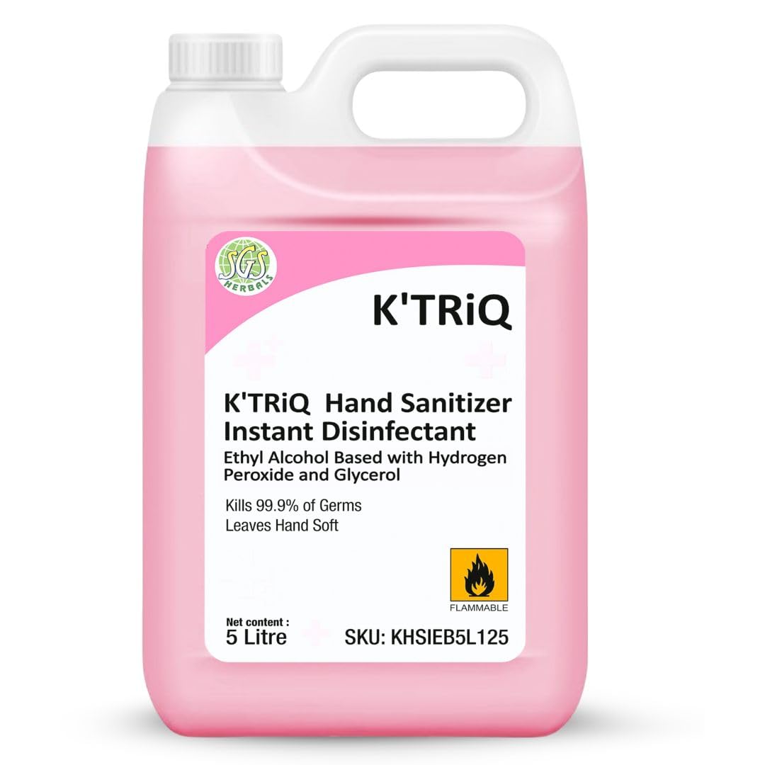 Sanitizer | 70% Alcohol Based Instant Hand Sanitizer | FDA Approved | 99.99% Effective Against Germs| WHO Recommended | Liquid sanitiser| sanitizer 5 litre| Sanitiser 5 litre| hand sanitiser-image-0