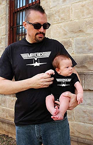 Maverick and goose father son shirts Clearance