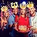 MGZTTHW Gold Paper Crowns, 32pcs Birthday King Crowns, Paper Prince Princess Crown Foil Party Crown Hat Cap for School Classroom Baby Shower Birthday Party Supplies