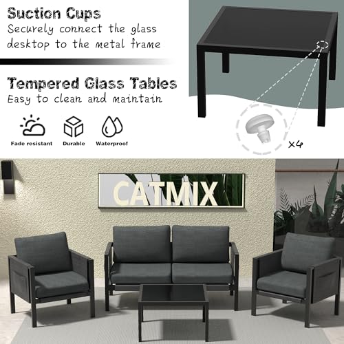 Outdoor-Patio-Furniture-Aluminum-Patio-Furniture-Conversation-Set-Metal-Cushions-Couch-Outdoor-Sectional-Balcony-Sofa-Balcony-Outside-Chairs-Porch Outdoor Patio Furniture Aluminum Patio Furniture Conversation Set Metal Cushions Couch Outdoor Sectional Balcony Sofa Balcony Outside Chairs Porch