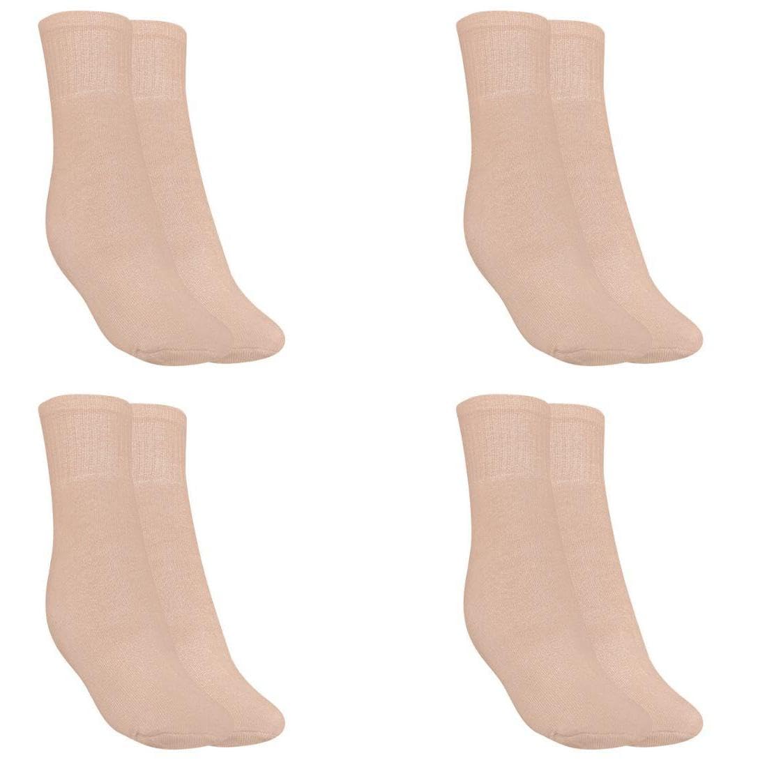 mukhaksh (4 Pairs Men Cotton Ankle Length Low Cut Thick Socks-picture-1