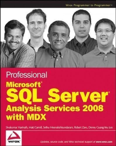 Professional Microsoft SQL Server Analysis Services 2008 with MDX (Wrox ...
