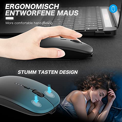 PASONOMI Mouse wireless wireless 2.4 GHz mouse