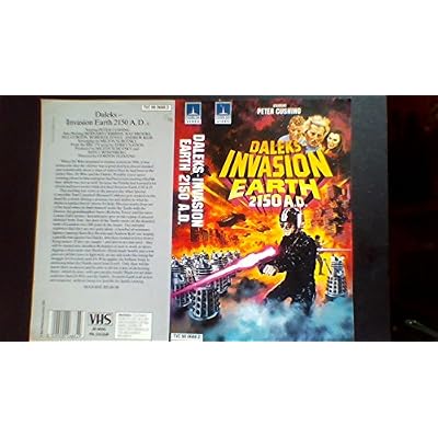 Daleks Invasion Earth 2150 AD Thorn EMI Video (April 1982) [VHS COVER ONLY - NO TAPE] Dr Doctor Who