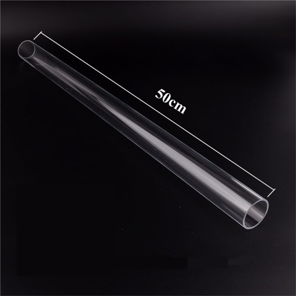 Tubo acrílico transparente de 50 cm longitud for acuario, pecera(63MM*50CM)