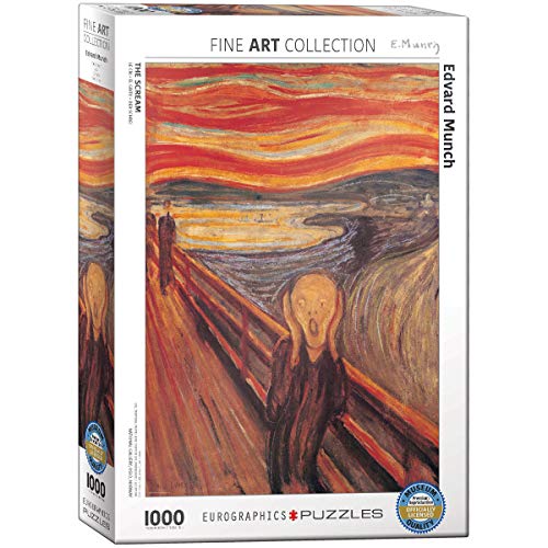 EuroGraphics Puzle The Scream de Edvard Munch (1000 piezas) Modelo 6000-4489 miniatura 1