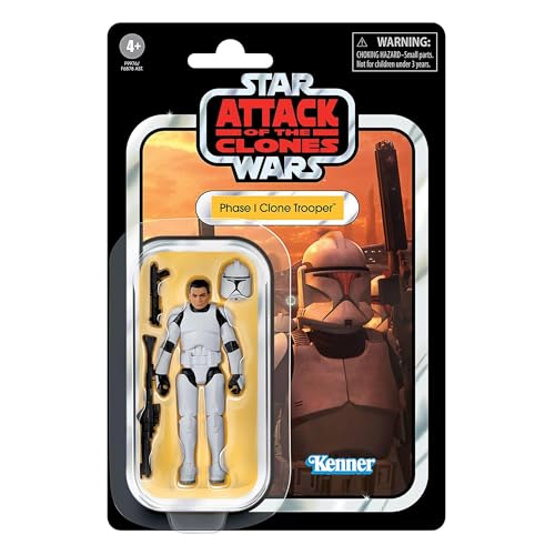 Star Wars The Vintage Collection Phase I Clone Trooper Attack of the Clones 3.75 Inch Action Figure - Image 2