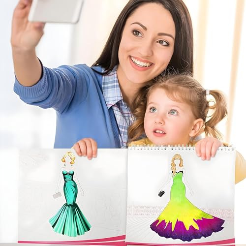 The Scholar Ant FDSB10001 Fashion Dresses Design Sketchbook thumb #6