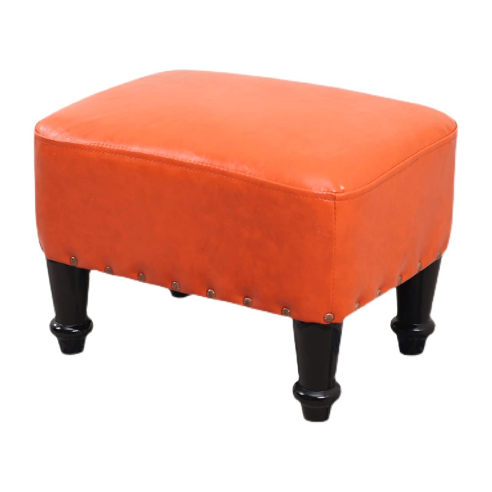 Tabourets de porche design orange pour entrée et chambre