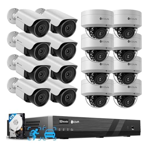 16-Channel 4K PoE Security Camera System