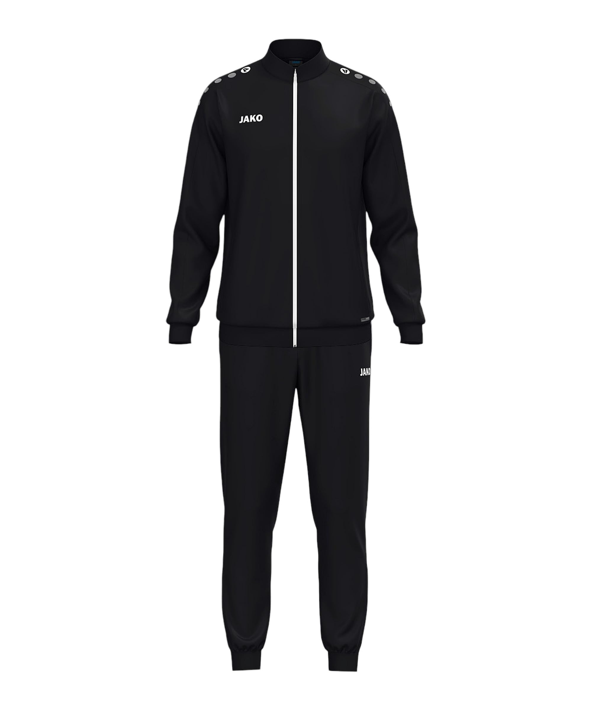 Costume en polyester JAKO noir léger et résistant ensemble 3XL - 4