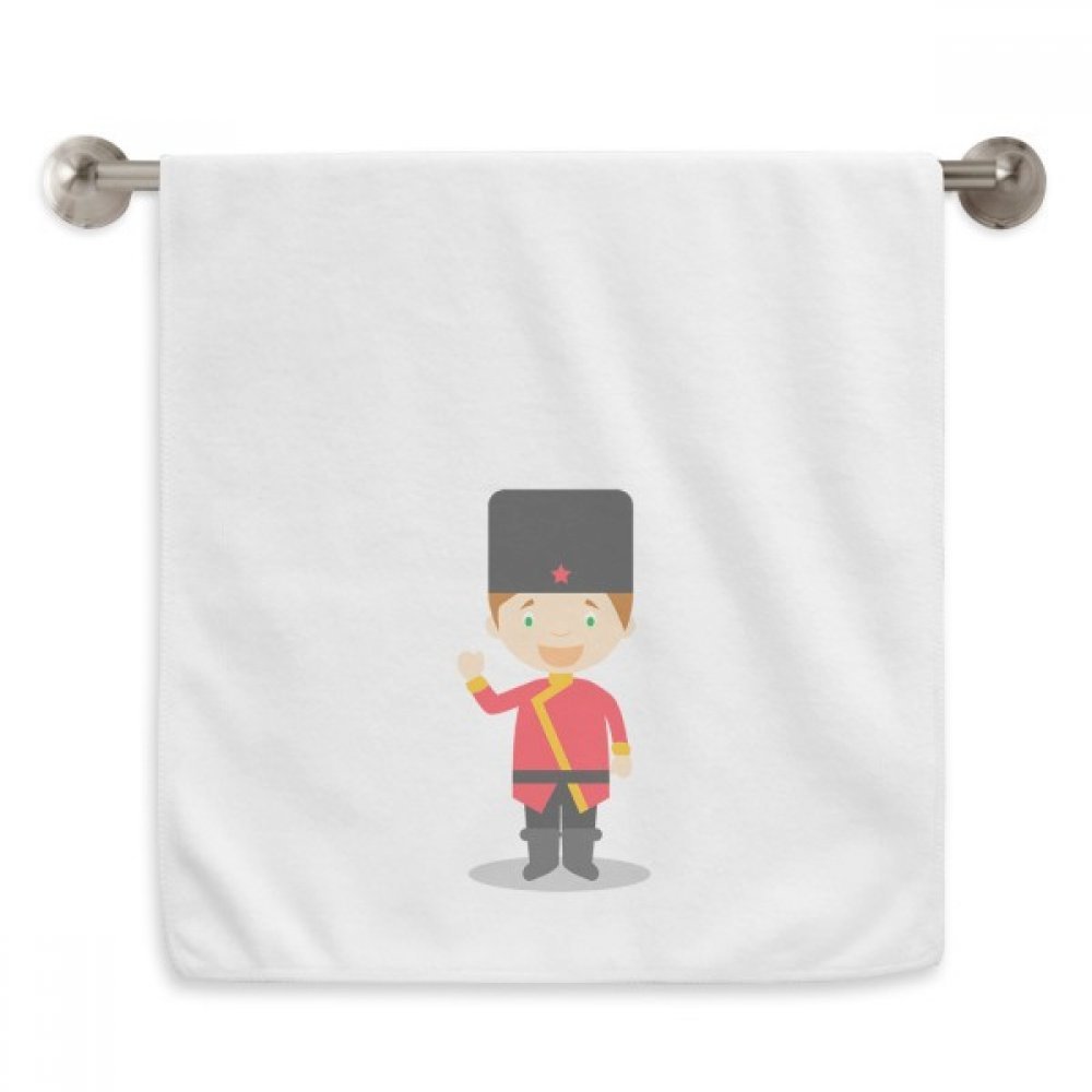 Serviette russe cartoon DIYthinker anti irritation visage 13x29 inch