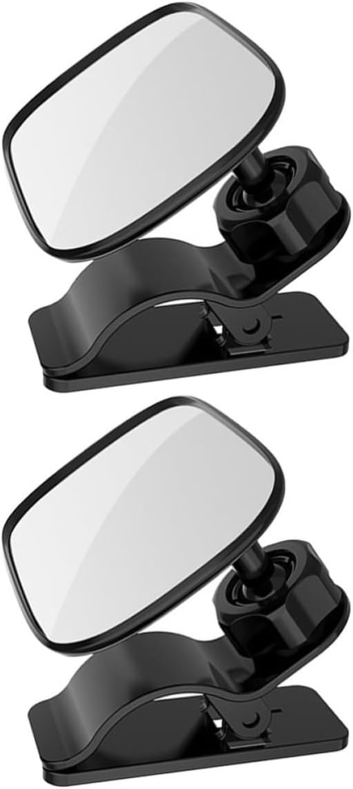 ORFOFE 2pcs Car Mirror 360° Adjustable Rear View Mirror with Suction Cup for Back Seat Compact and Portable for Car Use
