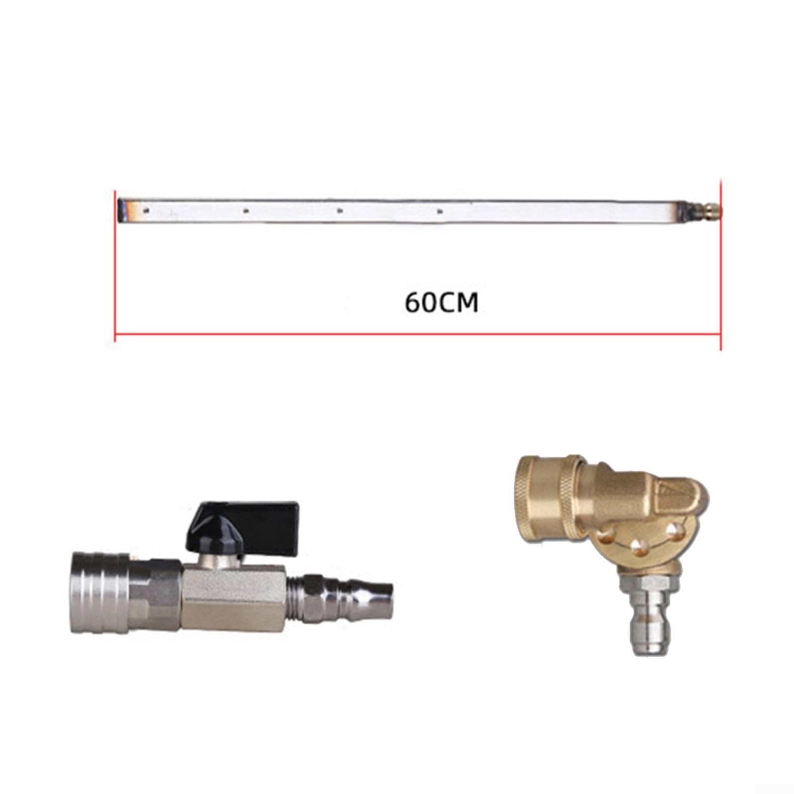 Herramienta portátil de limpieza de radiador con dos acoplamientos rápidos 2000PSI Radiador Flush Cleaner Tool 60CM
