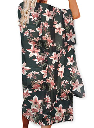 Image of Jayscreate Women's Breezy Summer Boho Kimonos Sheer Beach Cardigan Cover Up