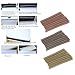 100Pcs Double Loop Wire Binding Spines, 100 Sheet Capacity 3:1 Pitch Binding Wire for Letter Size (Rose Gold)